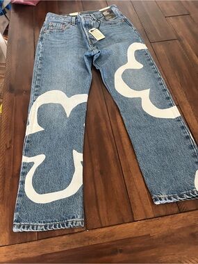 Levi's 501® Original Cropped Men's Jeans - Medium Blue Denim